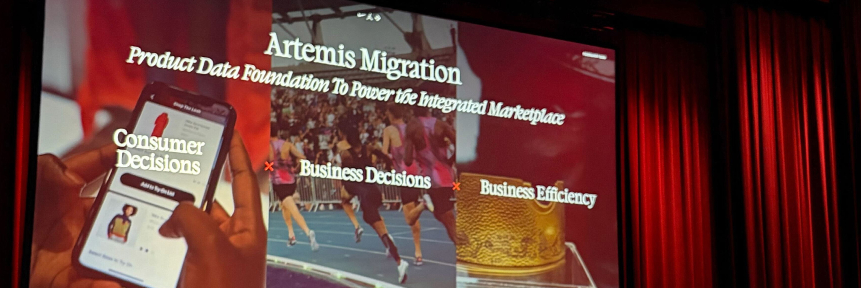 Artemis Migration: Product Data Foundation To Power the Integrated Marketplace, presented on stage